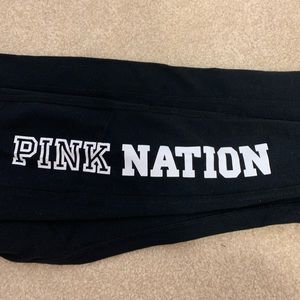 VS Pink Black Leggings